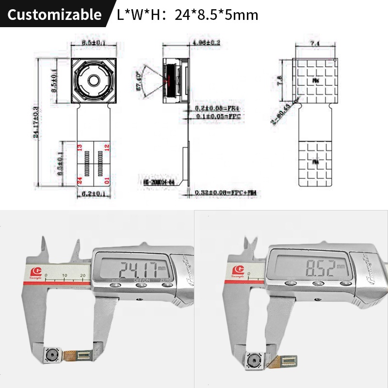 5MP OV5648 Camera Module Lens and structure customizable