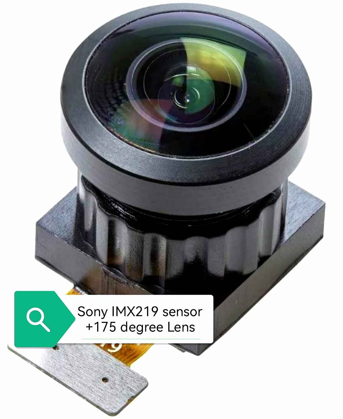 8MP Wide Angle Camera Module, IMX219 Sensor with 175 Degrees FoV Diagonal