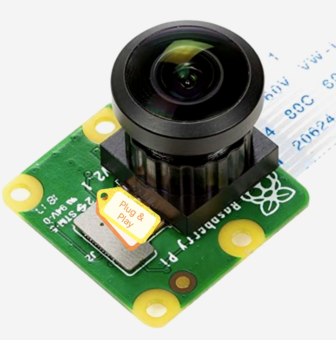 12MP Wide Angle Camera Module, SONY IMX477 Sensor with 200 Degrees FOV