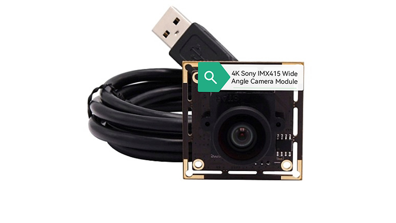 4K Wide Angle Camera Module, IMX415 Sensor with 120 Degrees FoV Diagonal