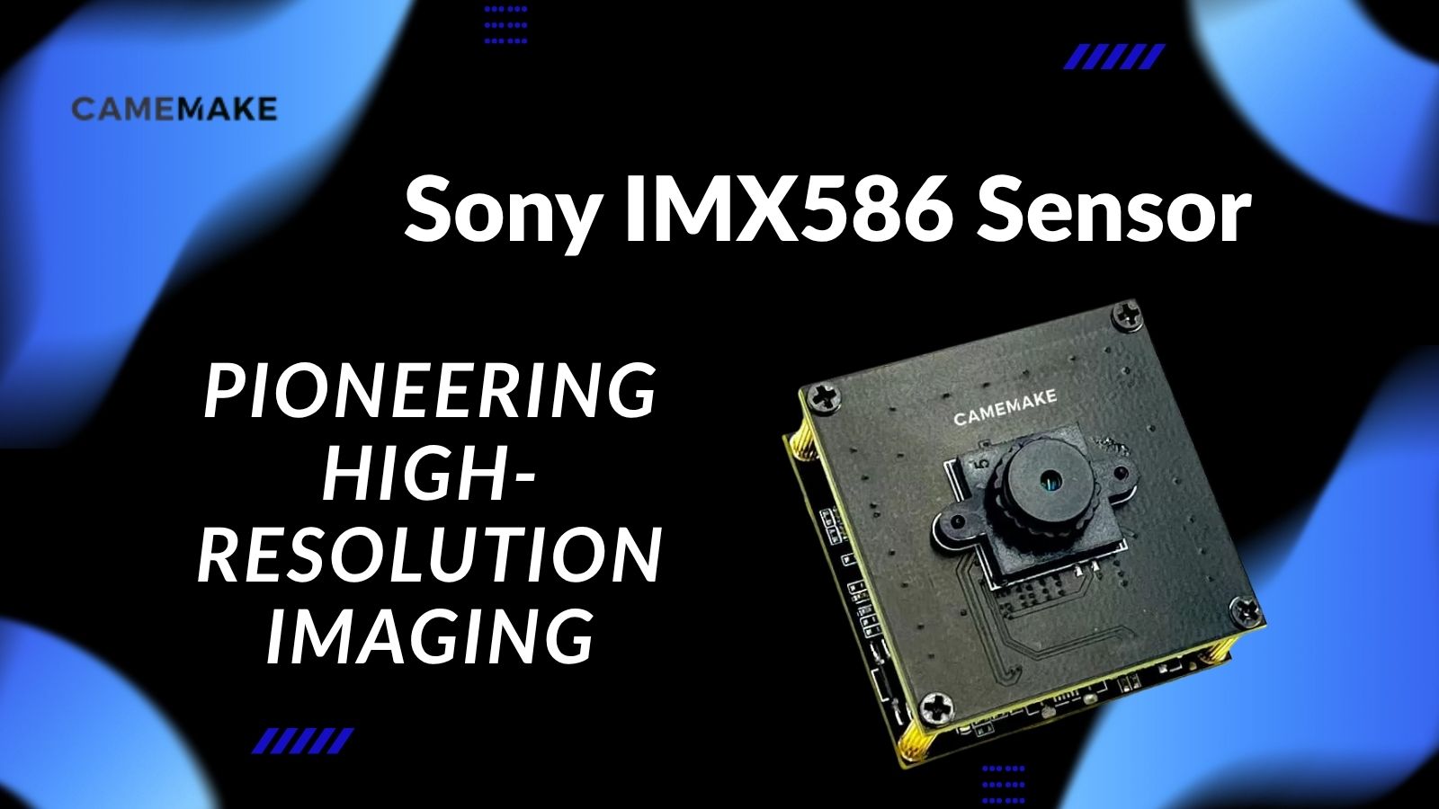 8K ヘッドビデオカメラ SONY IMX586 Sony IMX586 Sensor & CAMEMAKE 48MP USB Camera Module - Camemake